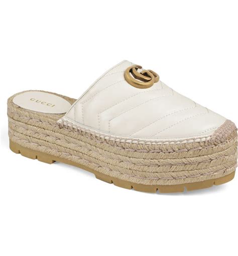 gucci women's pilar open-toe platform espadrilles|Gucci online shopping.